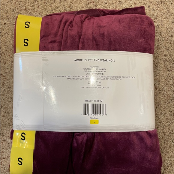 Honeydew Women's 2 Piece Super Soft Fleece Lounge PJ Set Wildberry Small - Picture 2 of 5